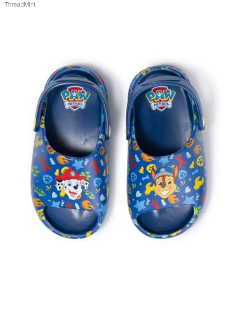 Toddler Water Shoes - Open Toe Clogs for Kids, EVA Cartoon Slide with Backstrap